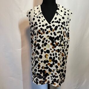 CAbi Style 3989 Seismic Sleeveless Blouse, Size XXL